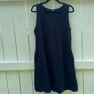 FREE with any closet purchase (bundle)!! Navy blue cotton/poly simple sun dress.